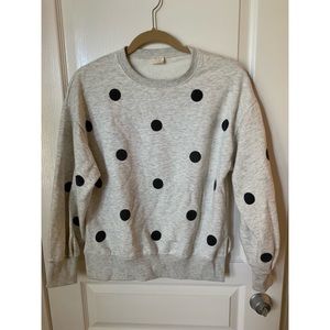 Zara Polka dot Sweatshirt